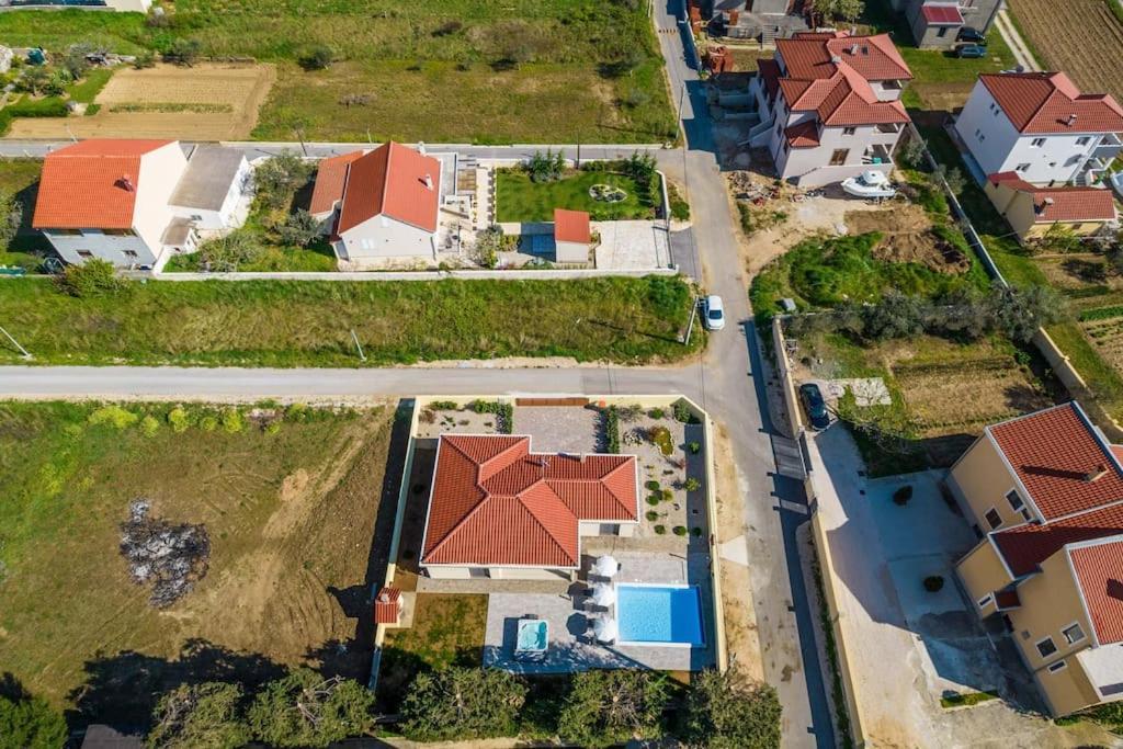 Villa Mattina, With Heated Pool And Jacuzzi Privlaka  Dış mekan fotoğraf