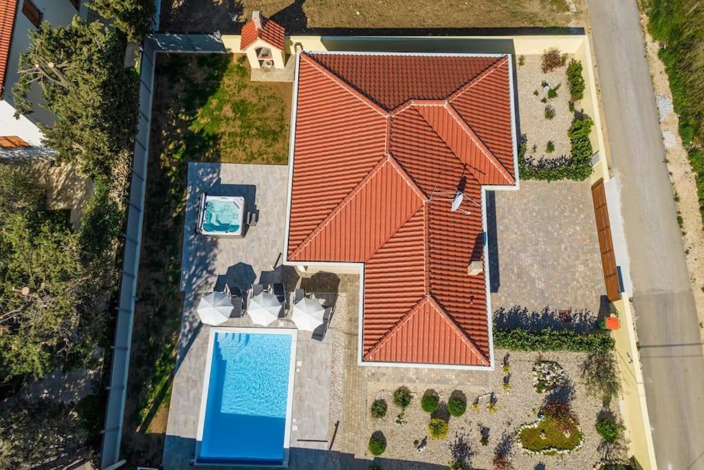 Villa Mattina, With Heated Pool And Jacuzzi Privlaka  Dış mekan fotoğraf